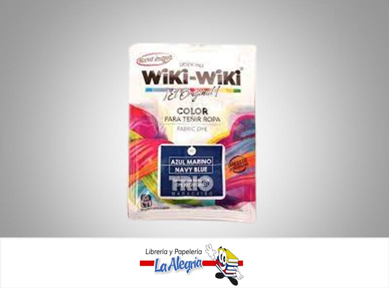 WIKI-WIKI AZUL MARINO 15G UND MARCA WIKI-WIKI   