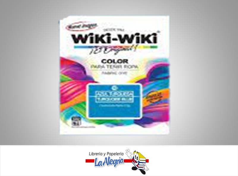 WIKI-WIKI AZUL TURQUESA 15 G UND MARCA WIKI-WIKI   