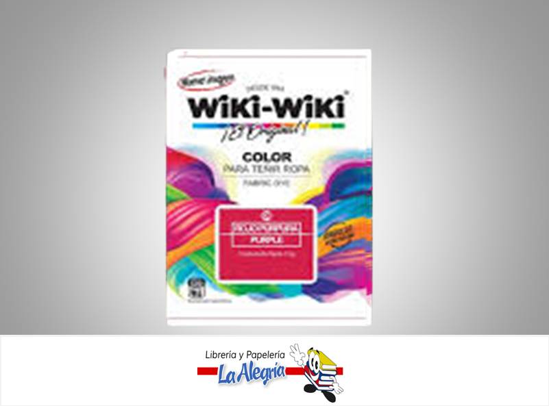 WIKI-WIKI ROJO PURPURA 15G UND MARCA WIKI-WIKI   