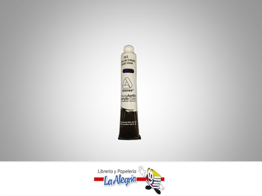 PINTURA AL OLEO 40CC - 053 - VIOLETA COBALTO MARCA ATENEA