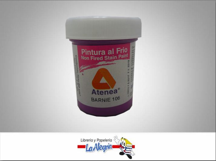 PINTURA AL FRIO 60CC BARNIE MARCA ATENEA   