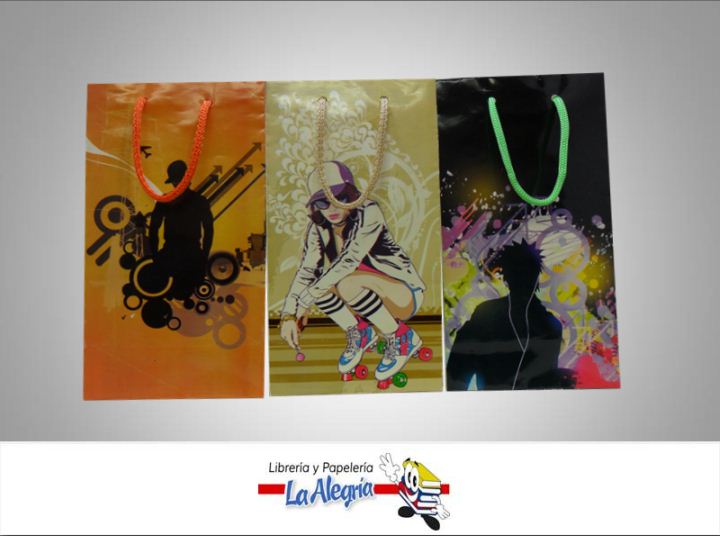 BOLSA DE REGALO 25X13.5 T/OCASION MARCA KUCHIS   