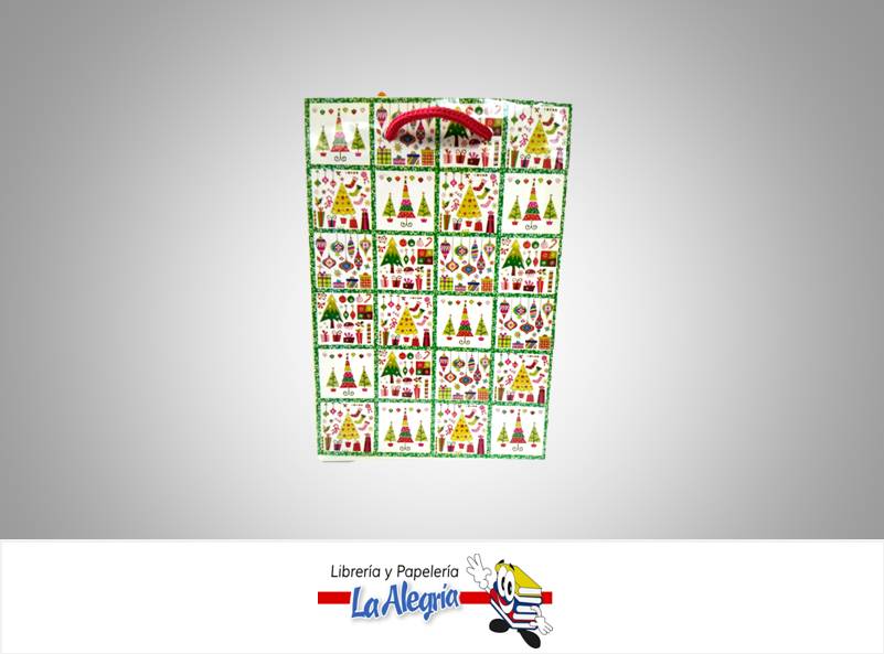 BOLSA DE REGALO 18X12,5D/NAVIDAD MARCA S/M   