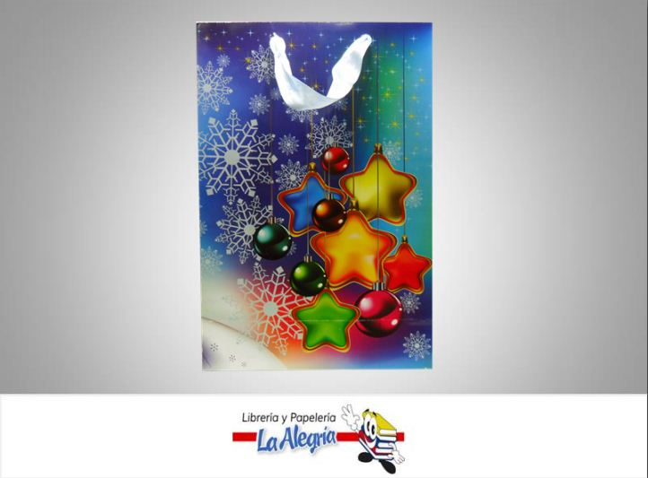BOLSA DE REGALO 36X24 D/NAVIDAD MARCA KUCHIS   