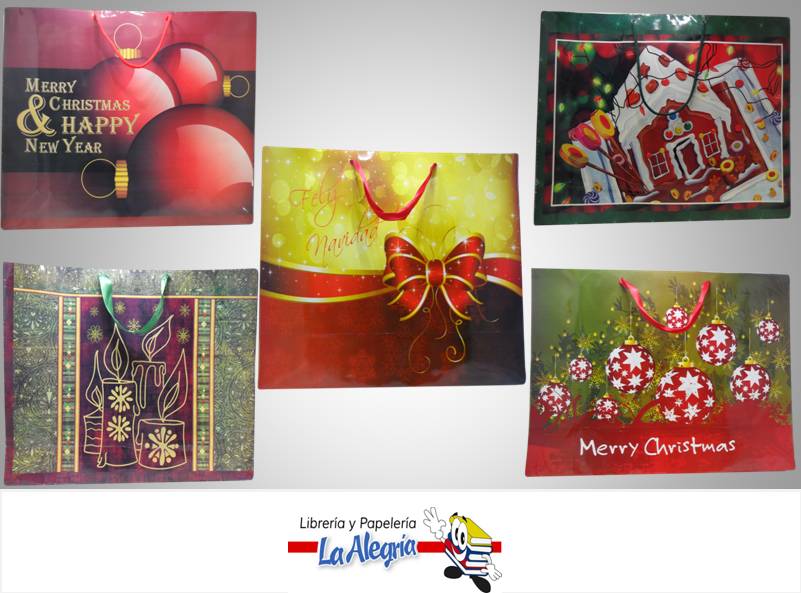 BOLSA DE REGALO 37,5X49 D/NAVIDAD MARCA KUCHIS   