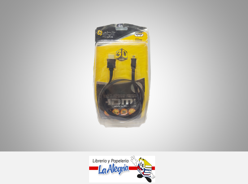CABLE HDMI - MICRO HDMI 1M ABIT-230 MARCA ABIT   
