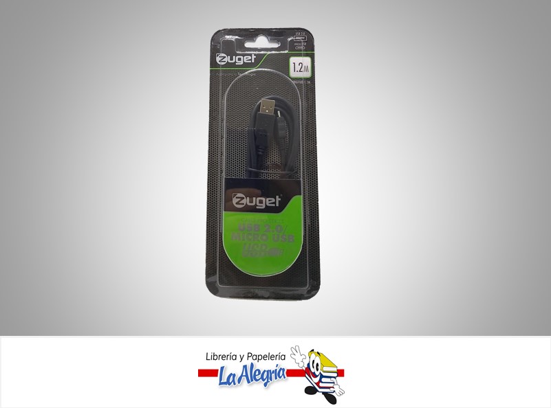CABLE USB TO MICRO USB 1.2M ZUGET MARCA ZUGET   