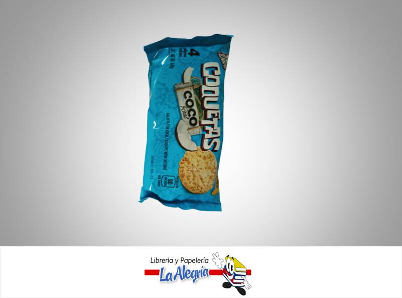 GALLETA COCO REAL 68 GR MARCA DAVU