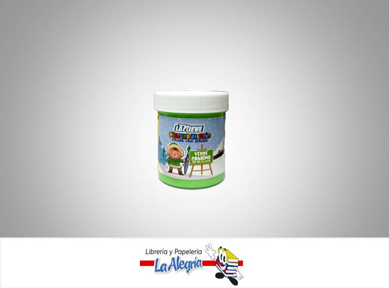 PINTURA AL FRIO 60CC VERDE CANAIMA MARCA LA NIEVE   
