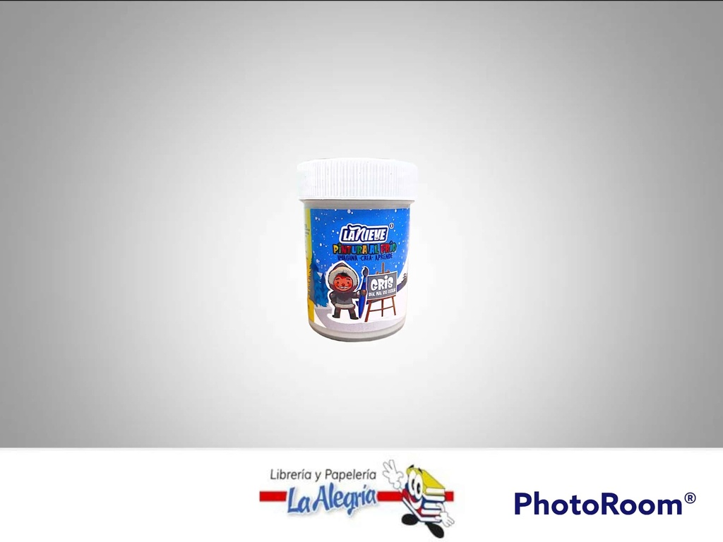PINTURA AL FRIO 60CC GRIS MARCA LA NIEVE   
