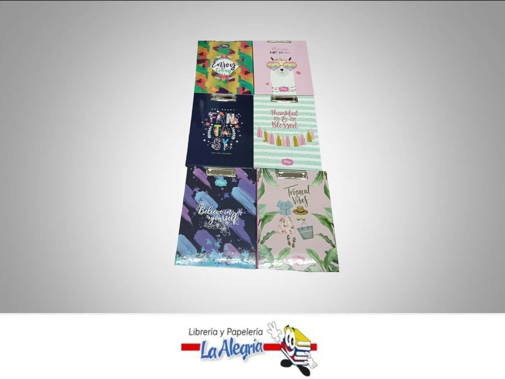 CARPETA FOLDER CON CLIP GIRATORIO CARTA MARCA FANTASY   