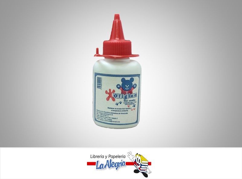 PEGA LIQUIDA BLANCA 37 GR ESCOLAR MARCA OFIGLUE   