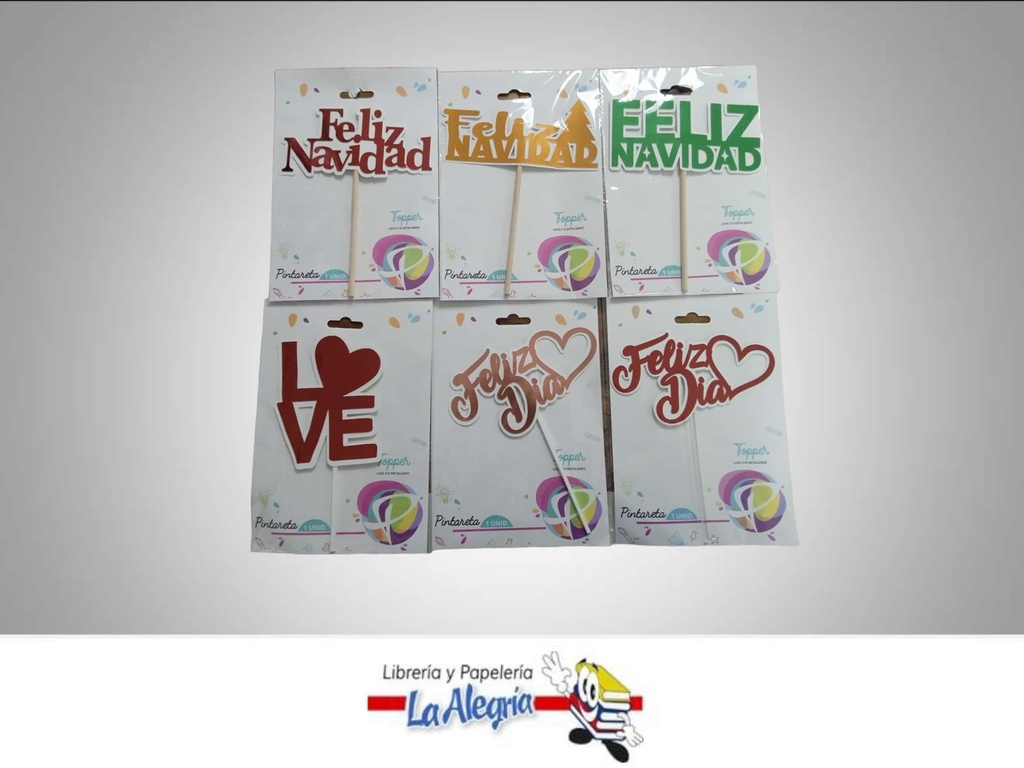 TOPPER CLASICO16BASICO. METALIZADO UND MARCA PINTARETA