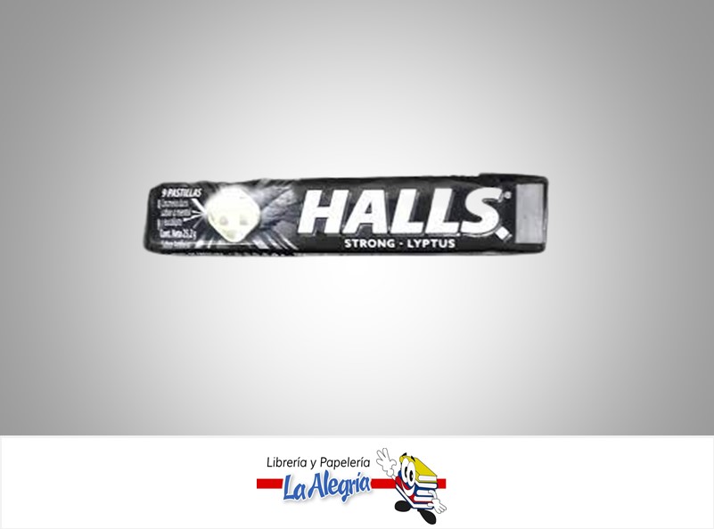 CARAMELO HALLS EXTRA FUERTE 24,75 GR MARCA MONDELEZ
