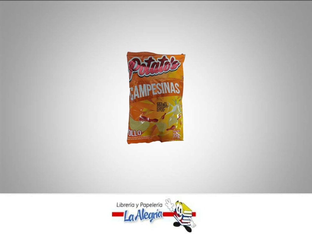 PAPAS POTATOS CAMPESINAS 35 GR MARCA FRITOMIX   