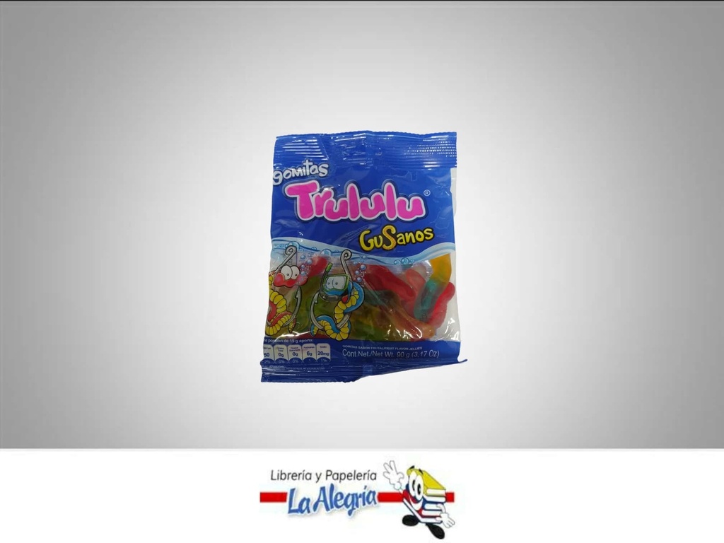 TRULULU GUSANO 80 GR MARCA SUPER