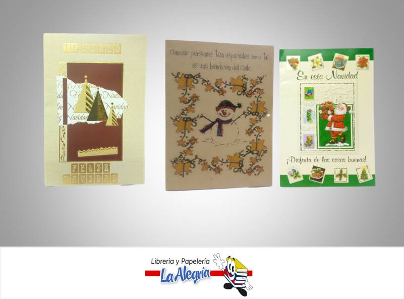 TARJETA DE REGALO 24,2X16,8 NAVID MARCA S/M   