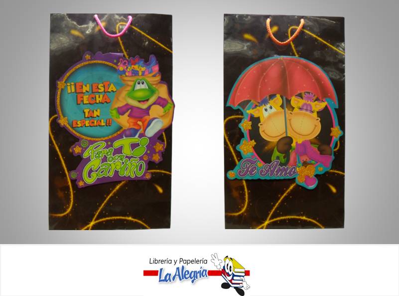 BOLSA DE REGALO 3D 40X23 T/OCASION MARCA NANO EXPRESSION   
