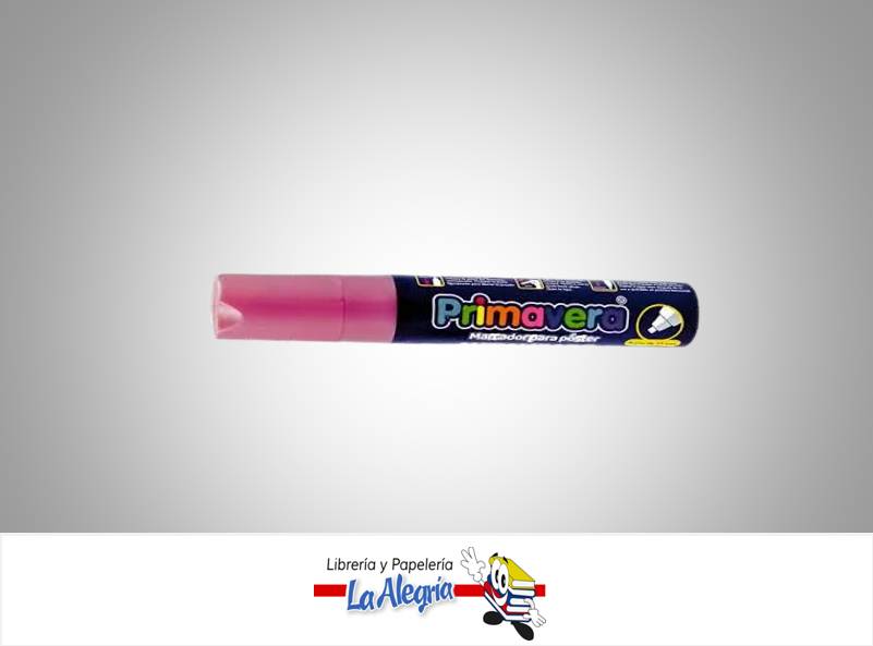 MARCADOR POSTER METALIZADO 2MM ROSADO UND MARCA PRIMAVERA