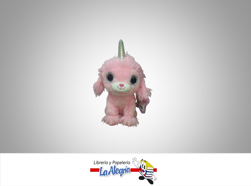 PELUCHE INTERACTICO PUPPYCORN LLAMA ROSA MARCA WOWWEE   