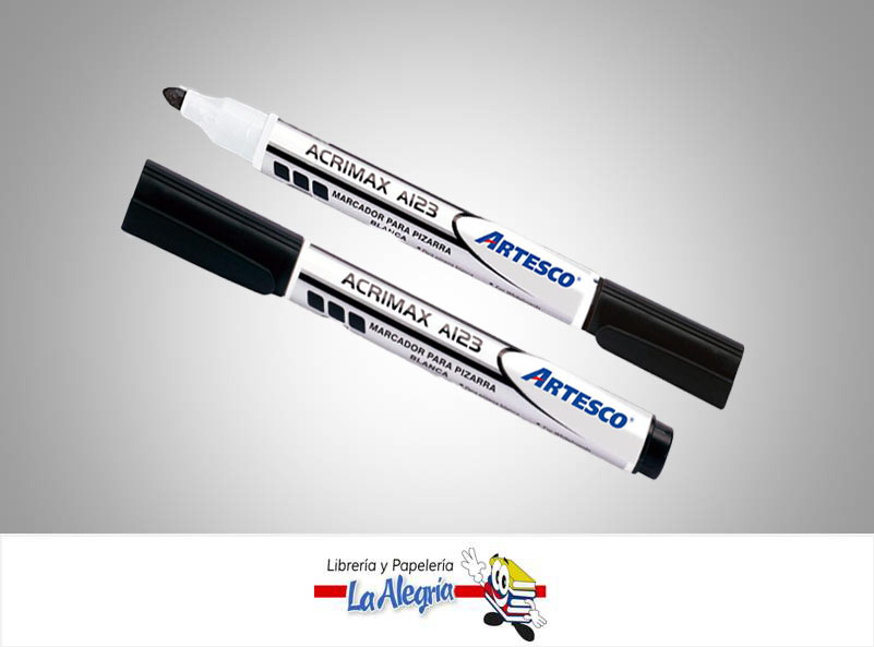 MARCADOR ACRILICO ACRIMAX A123 NEGRO UND MARCA ARTESCO   
