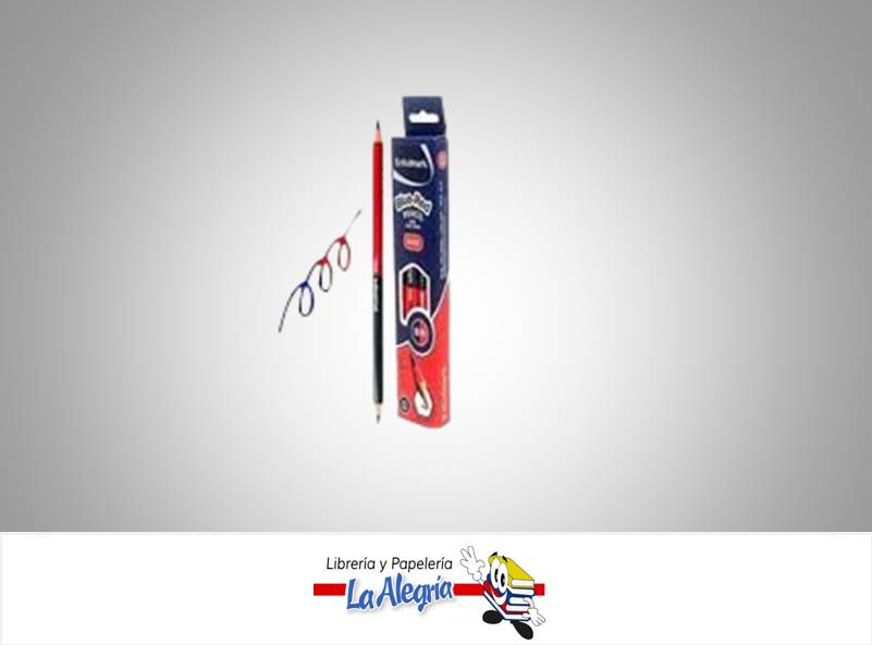 LAPIZ BICOLOR HEXAGONAL ROJO/AZUL CAJ MARCA ARTESCO