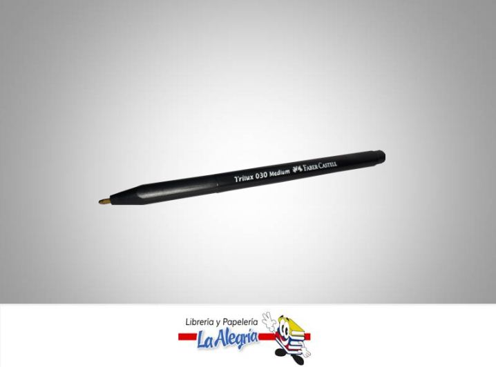 BOLIGRAFO PTA/MEDIA 030 TRILUX NEGRO UND MARCA FABER CASTELL   
