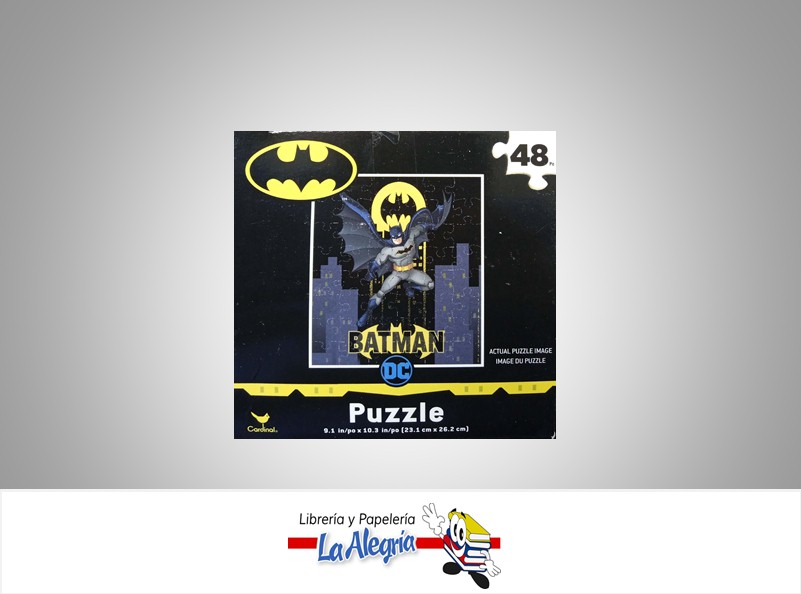 ROMPECABEZA CUADRO BATMAN 48PZ MARCA CARDINAL   