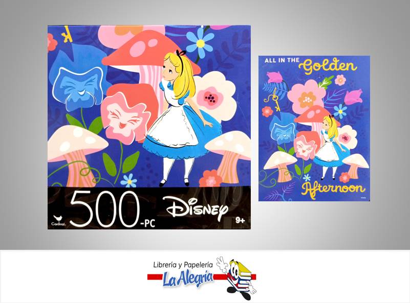 ROMPECABEZA RECTANGULAR ALICIA 500PZ MARCA CARDINAL   