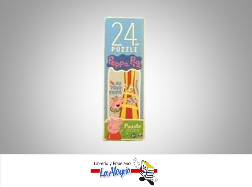 ROMPECABEZA RECTANGULAR PEPPA PIG 24 PZA MARCA CARDINAL