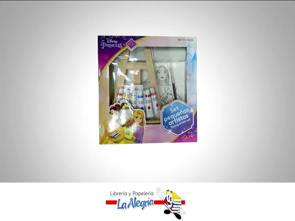 SET ARTISTICO PARA PINTAR PRINCESAS MARCA ROSY   