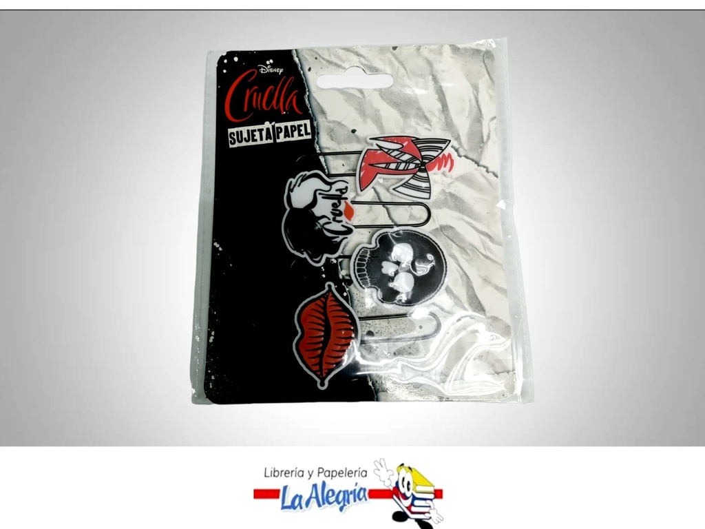 CLIP JUMBO CRUELLA 4 PZAS MARCA ROSY   