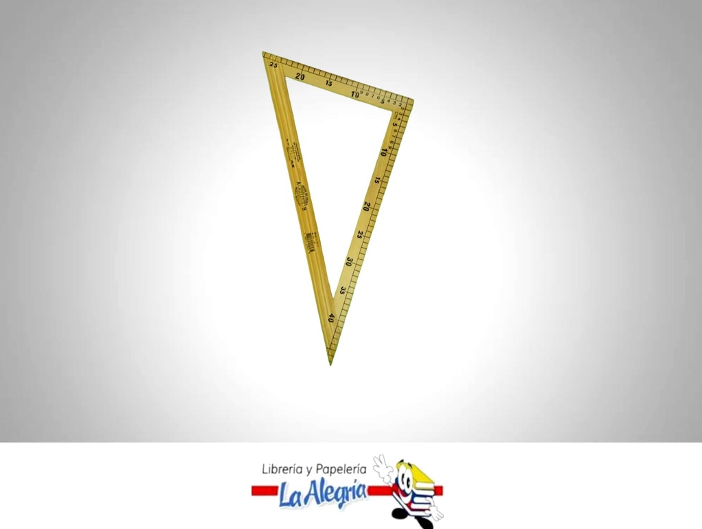 ESCUADRA MADERA PIZARRA 55CM 60- UND MARCA ADELANTE   