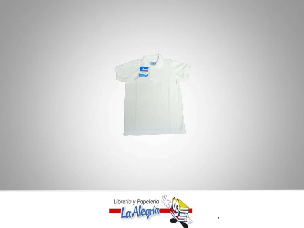 CHEMISE ESCOLAR T/6 BLANCA UNIDAD MARCA DIPAZZI   