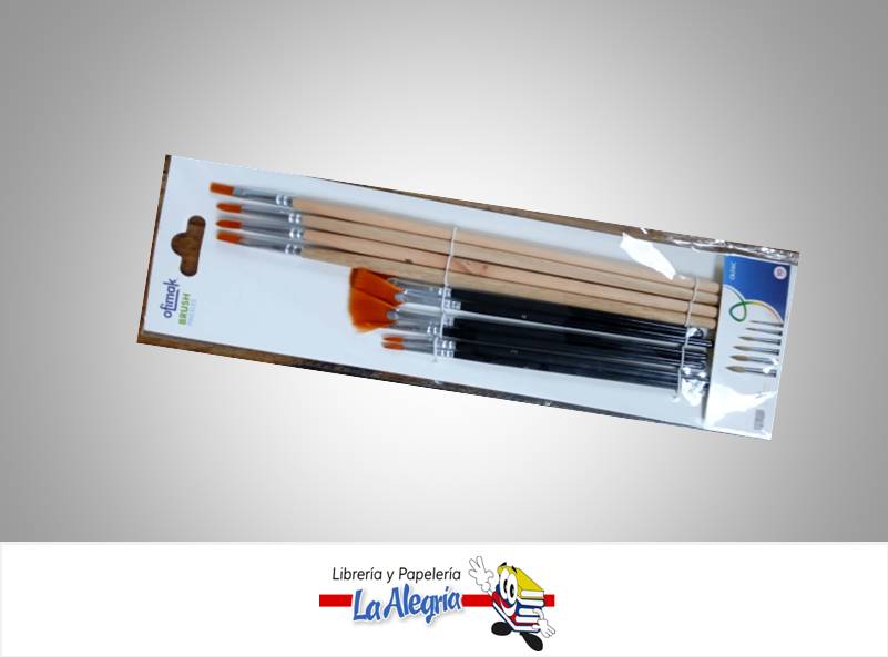 PINCEL SET DE 10 PIEZAS OK516C MARCA OFIMAK
