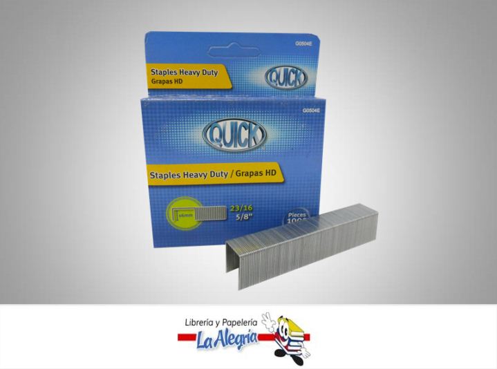 GRAPA LISA 23/16 1000 UND MARCA QUICK   