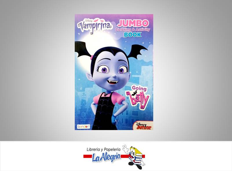LIBRO COLOREAR VAMPIRINA JUMBO  TEMATICA LIBRO COLOREAR AUTOR BENDON  