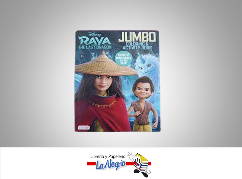 LIBRO COLOREAR RAYA AND THE LAST DRAGON  TEMATICA LIBRO COLOREAR AUTOR BENDON