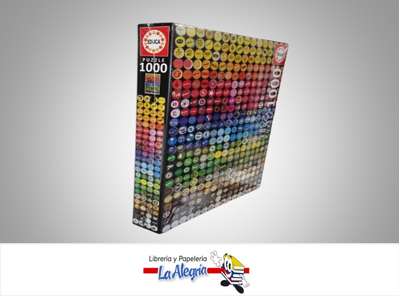 ROMPECABEZA COLLAGE DE TAPAS 19026; 1000PZ MARCA EDUCA