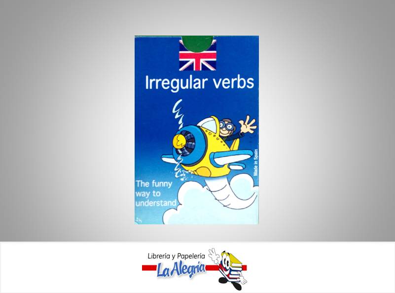 CARTA DE CARTON VERBOS IRREGULARES MARCA VARITEMAS   