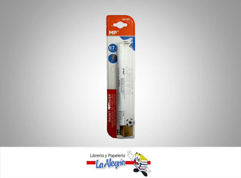 MARCADOR PARA PINTURA 0.7MM BLANCO UND MARCA MP