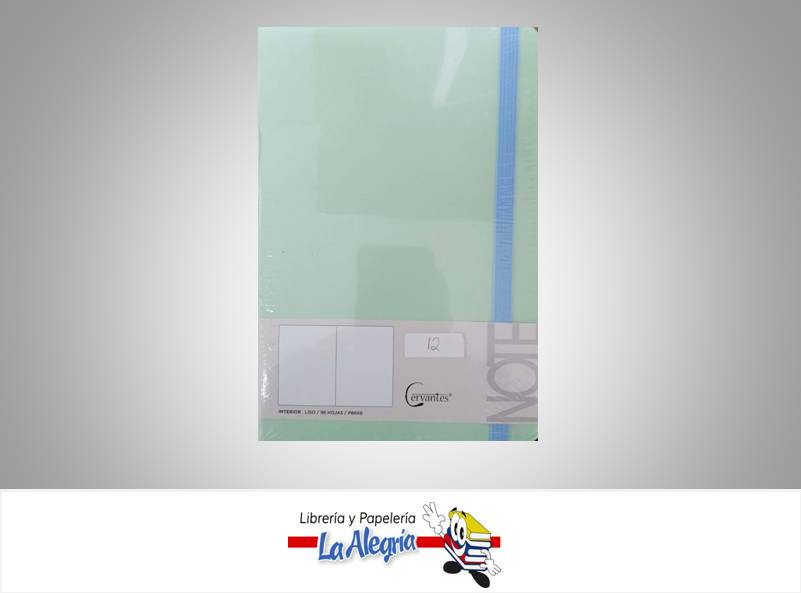 AGENDA DE NOTAS VERDE PASTEL A5 MARCA MP