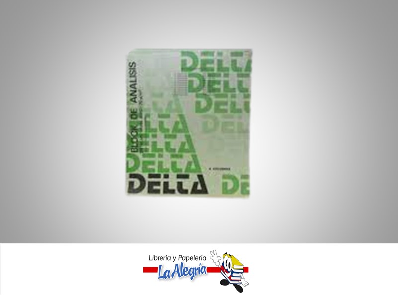 BLOCK ANALISIS DELTA 6 COLUMNAS 30H MARCA DELTA   