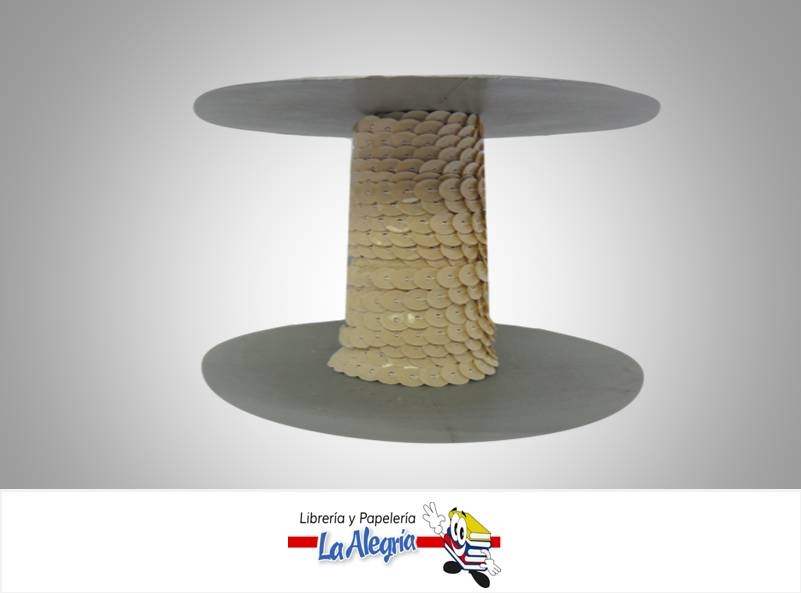 LENTEJUELA MATE 06MM BEIGE/CREMA XMETRO MARCA S/M   