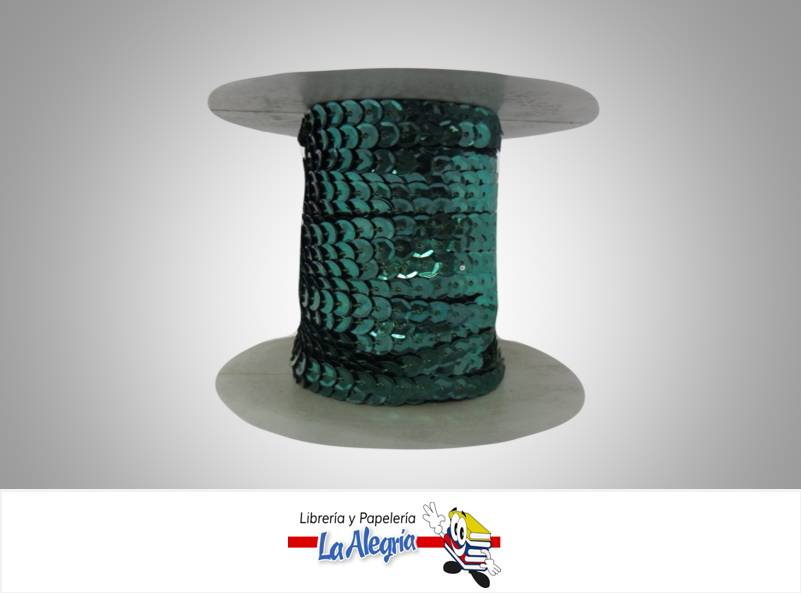 LENTEJUELA BRILLANT 06MM VERD ESMER XMET MARCA S/M   