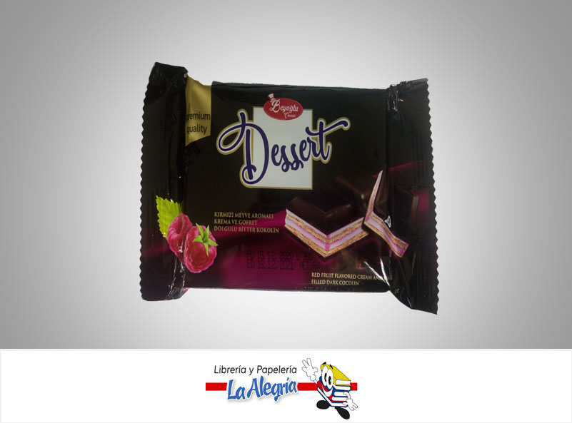 DESSERT WAFER FRUTOS ROJOS    