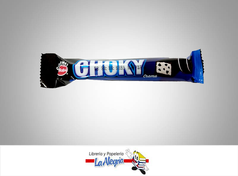 CHOKY BARRA DE CHOCOLATE RELLENO UND MARCA CONFITES MABU   