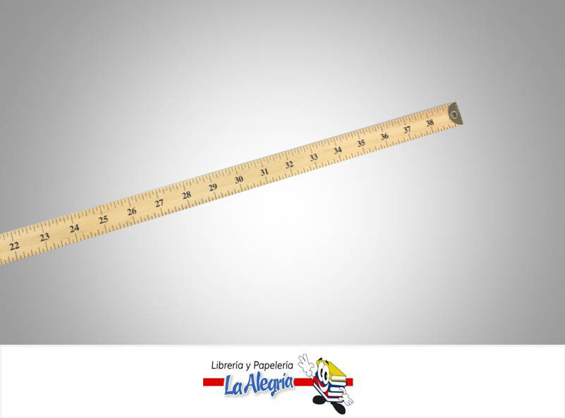 REGLA MADERA 1 METRO UND MARCA S/M   