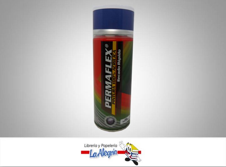 SPRAY PINTURA ACRILICA 300ML AZUL ELECTR MARCA PERMAFLEX   