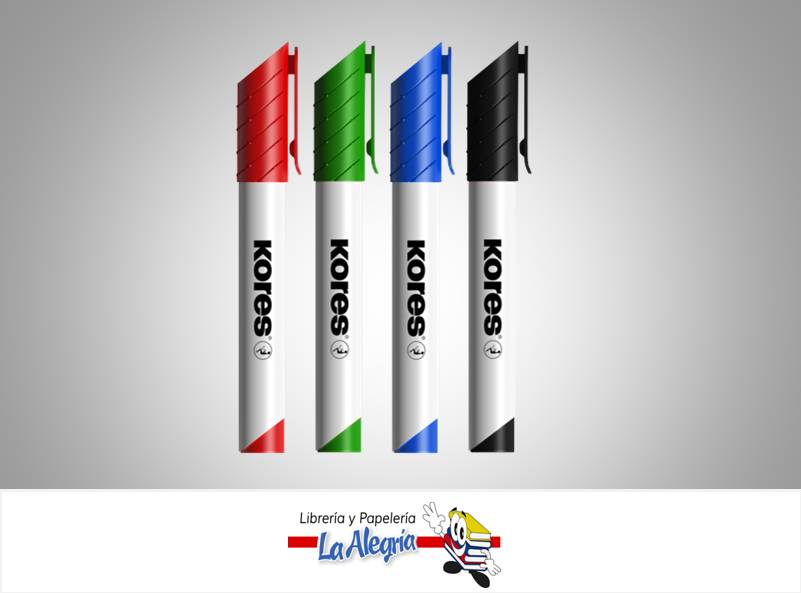 MARCADOR PARA PIZARRA XW2 VERDE MARCA KORES